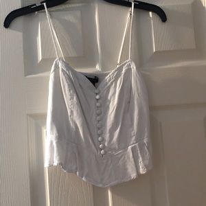 White crop top